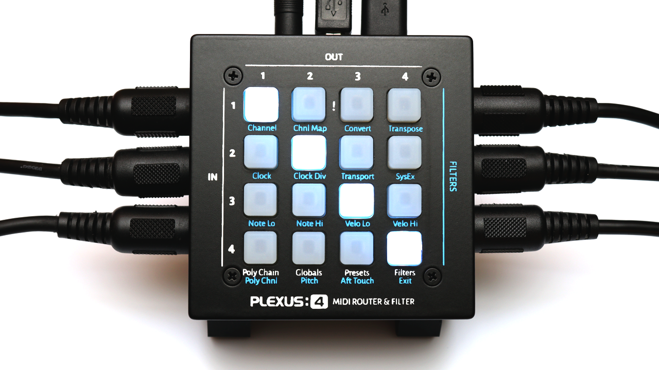 Plexus 4 MIDI Router, MIDI Hub, MIDI Filter – JMK Music Pedals